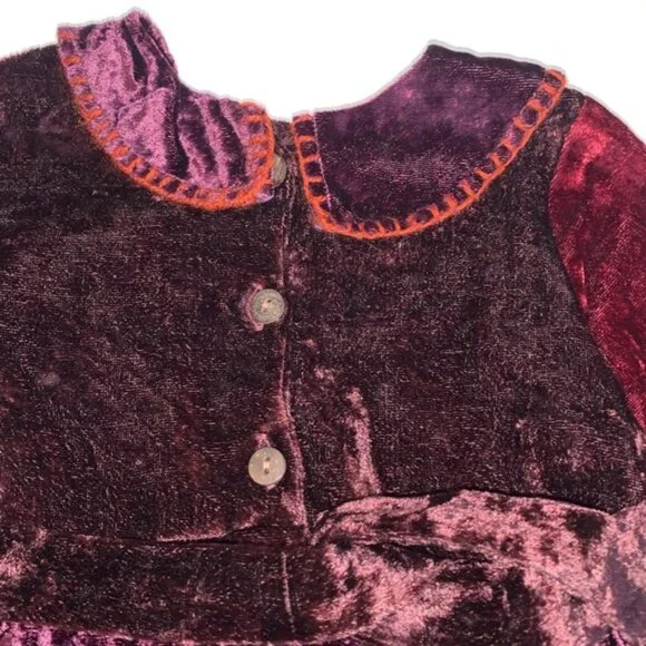 Host Pick! ❤️ April Cornell Velvet Embroidered Dress - Picture 8 of 8